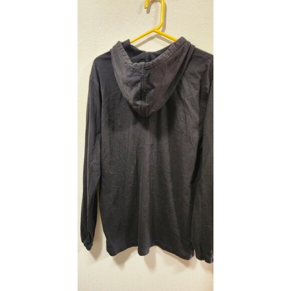 North Face Hoodie Mens SZ L Long Sleeve Hooded Pullover 1/4 Snap Outdoors Hiking - Picture 7 of 8